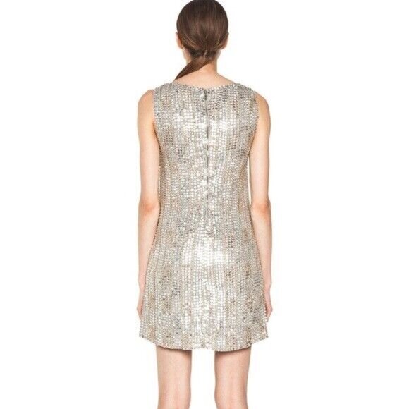 Alice + Olivia Leighton Embellished A Line Dress - Picture 3 of 7